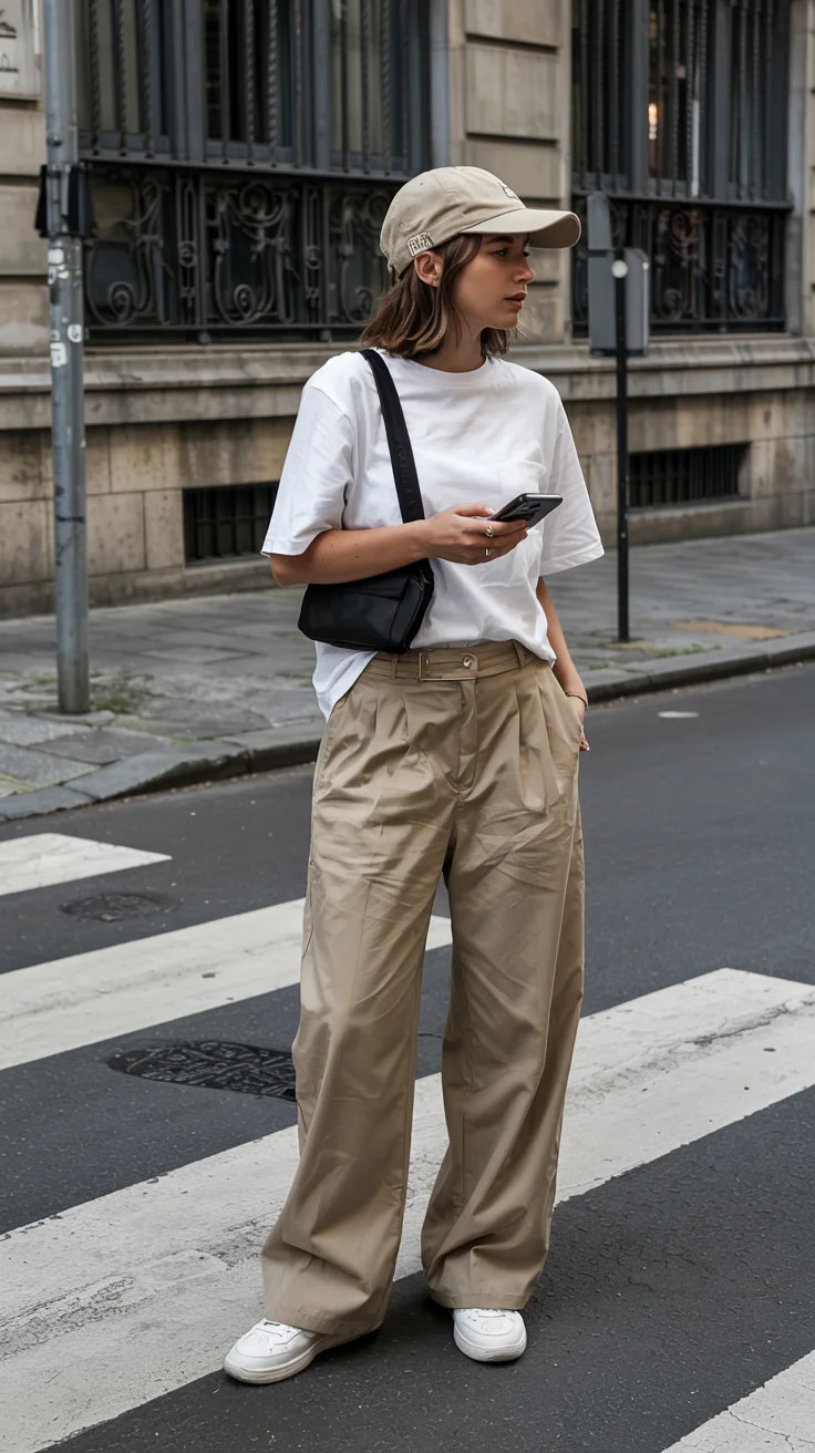 fall work outfits 2026 relaxed streetwear meets office ready tailoring