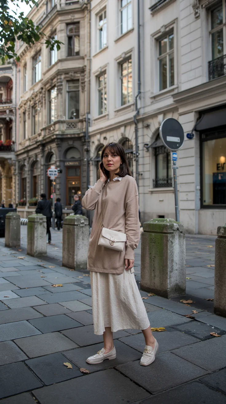 fall work outfits 2026 soft neutrals for a gentle early fall mood