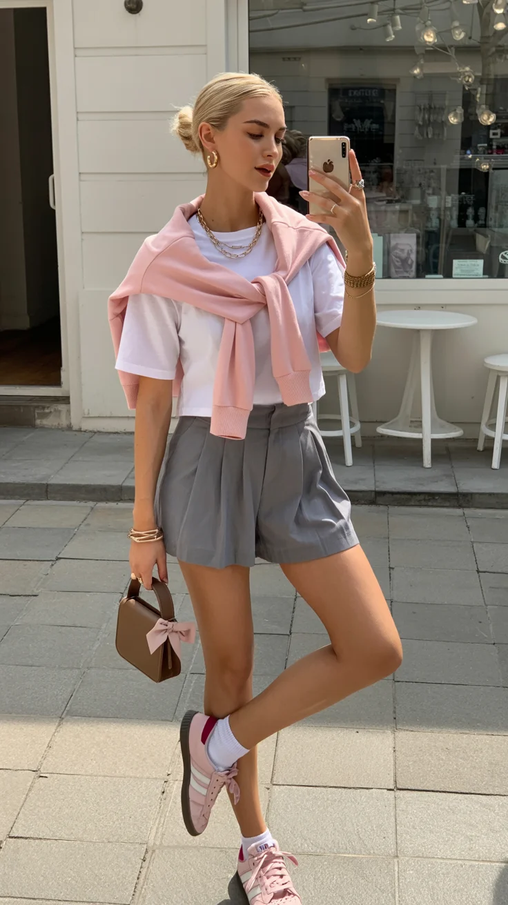 fashion trends 2026 july Preppy Neutrals with a Soft Sporty Twist