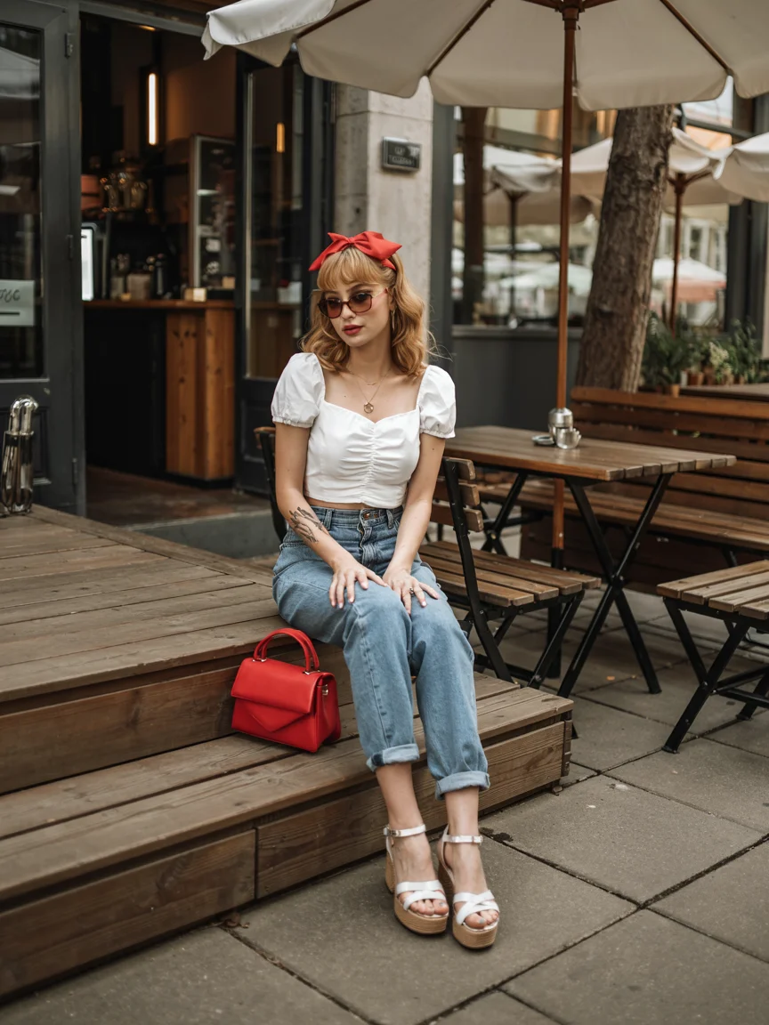 fashion trends 2026 july Retro Romance with a Playful Red Accent