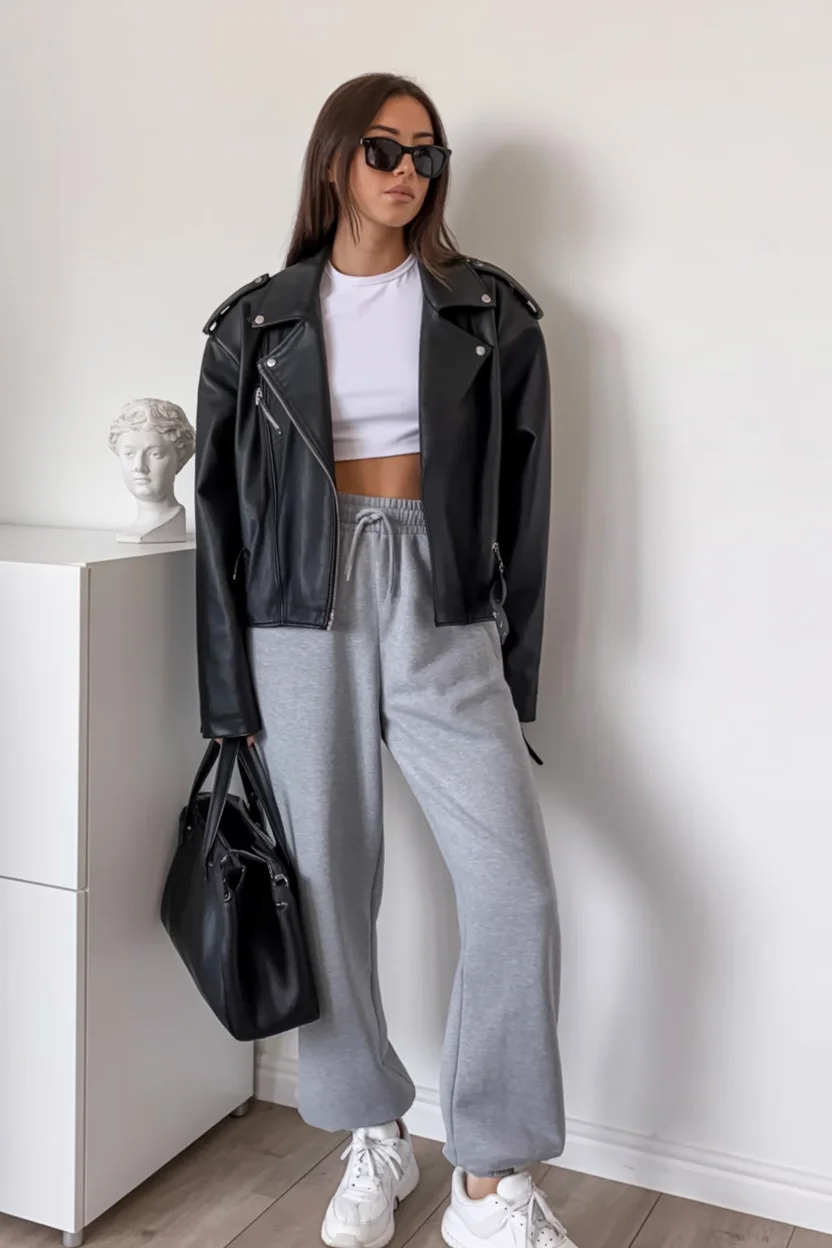 must-have fall outfits for women 2026 Sporty Streetwear Meets Autumn Cool