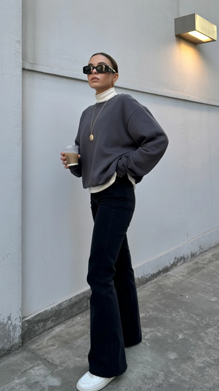 must-have fall outfits for women 2026 Dark Denim and Minimalist Layers