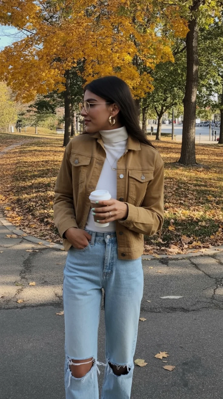 must-have fall outfits for women 2026 Classic Denim for Peak Autumn Days