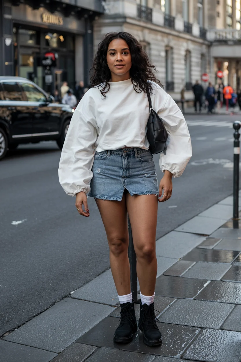 nice fall outfits for black women 2026 Paris Inspired Denim And Boots For Early Fall Days