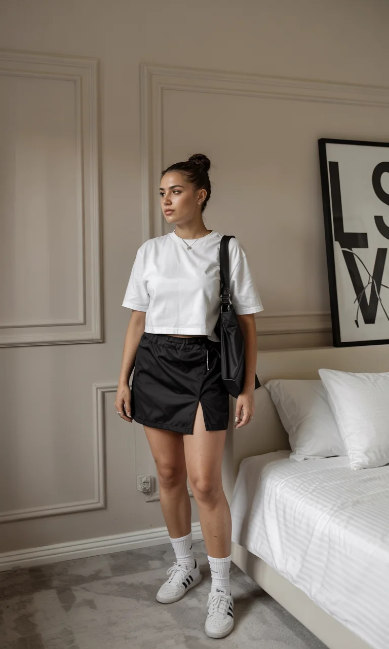 summer to fall outfits 2026 Sporty Monochrome for Everyday Ease