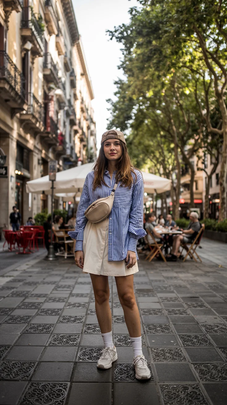 summer to fall outfits 2026 City Layers with a Soft Preppy Edge