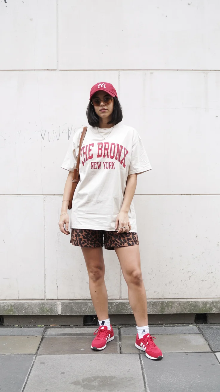 summer to fall outfits 2026 Sporty Street Style with a Bold Personality