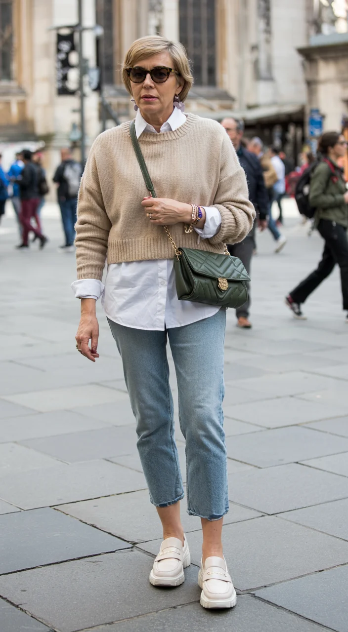 what to wear in fall 2026 over 50 city layers H2