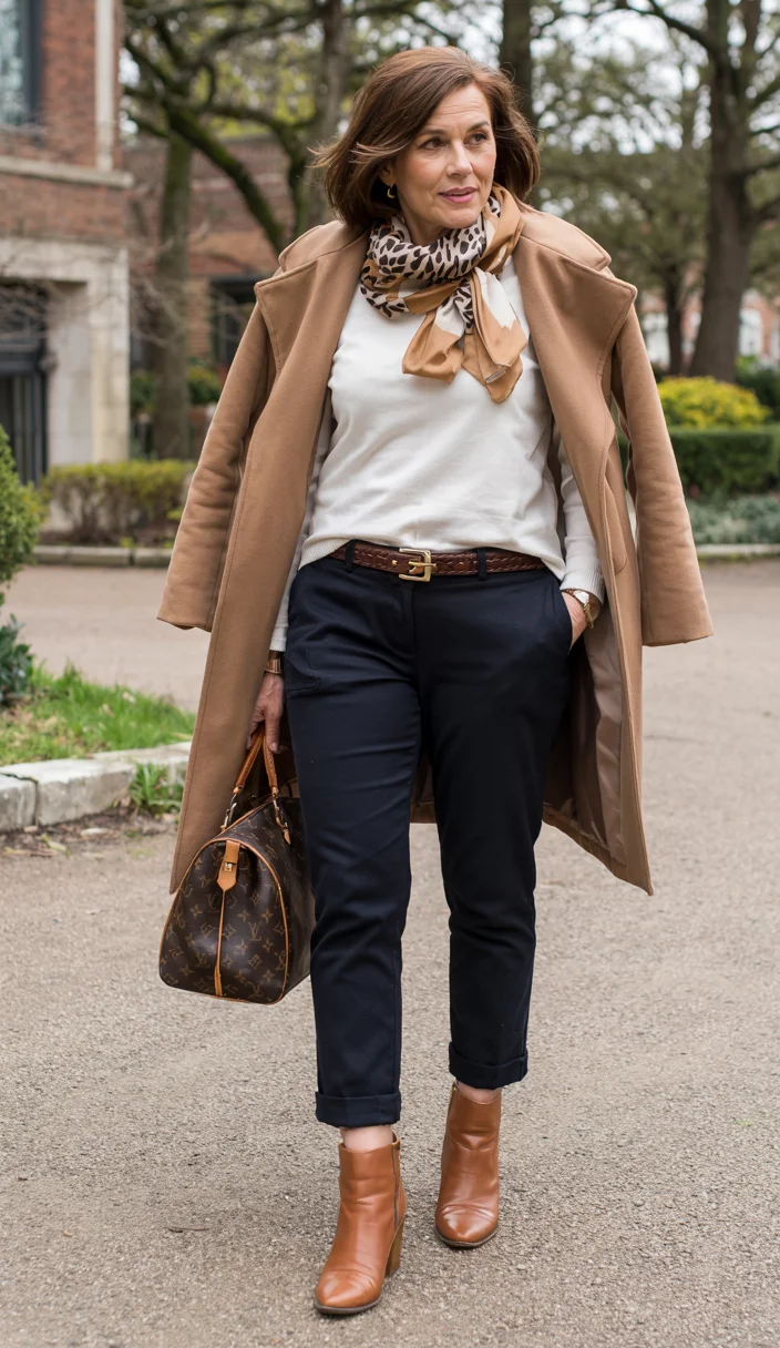 what to wear in fall 2026 over 50 camel coat elegance