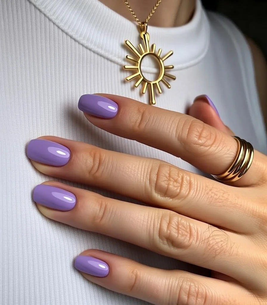 Nail Colors for August 2026 - end of summer Classic Lavender That Stays Beautiful Into September