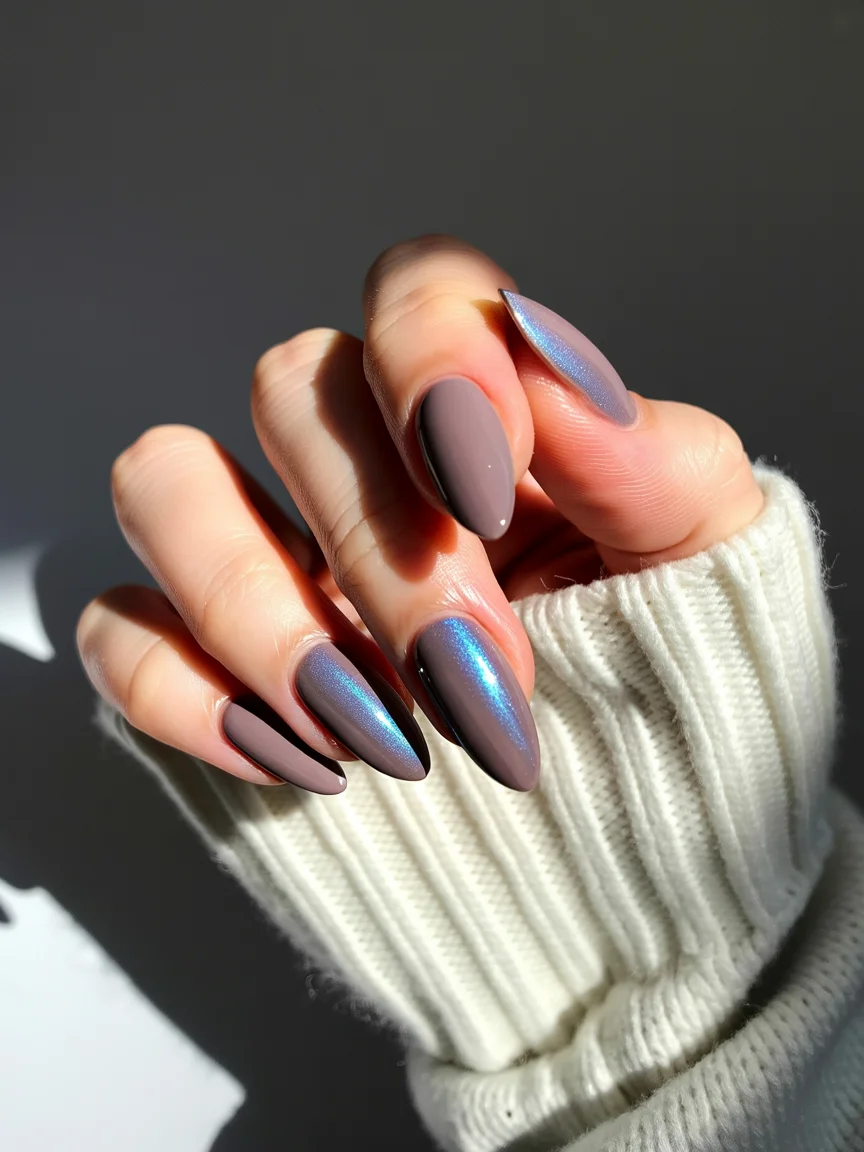 Nail Ideas for August 2026 Soft Taupe Chrome for the First Cozy Days