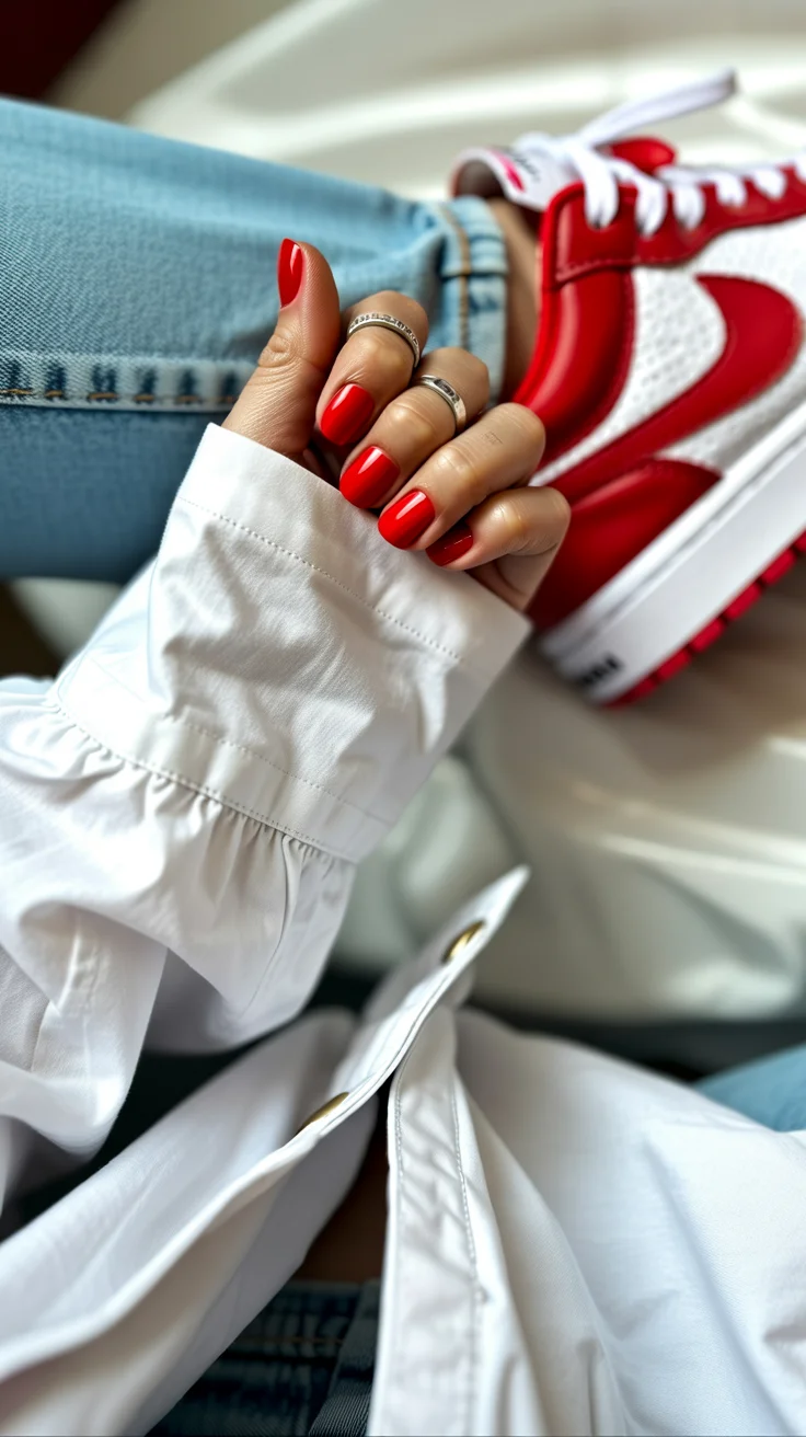 Nail Ideas for August 2026 Classic Cherry Red That Never Misses