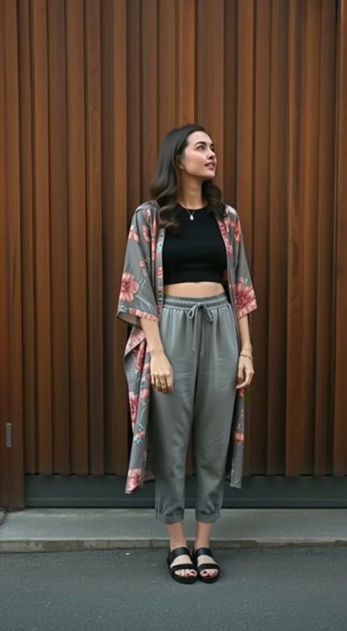 Trendy Outfits for August - End of Summer 2026 Modern Kimono Layers with Relaxed Summer Comfort
