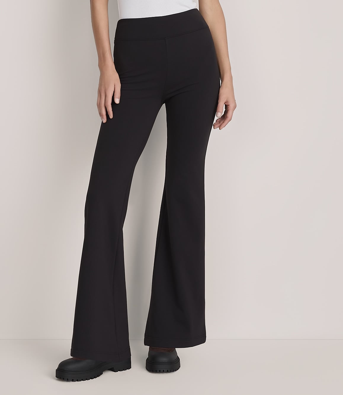 Extreme Flare Jersey Leggings Extreme Flare Jersey Leggings — Aesthetic Black Flare Leggings Outfit