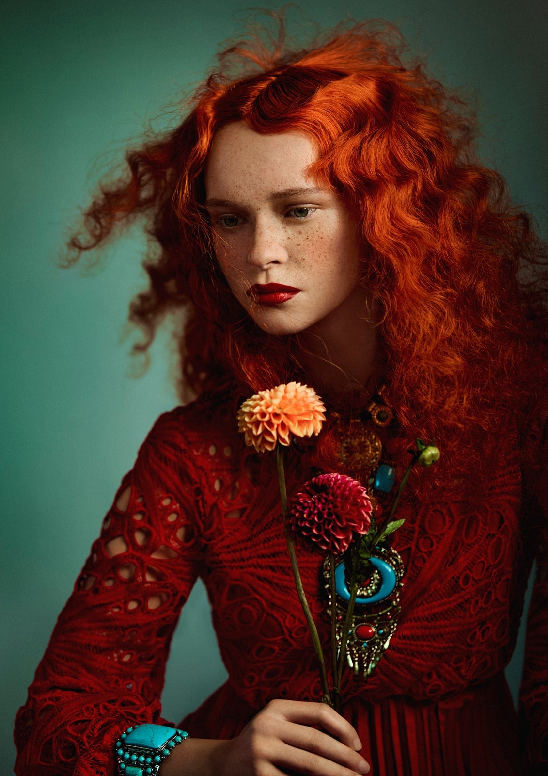 Shoulder Length Intense Fiery Ginger Curls Shoulder Length Intense Fiery Ginger Curls — Aesthetic Ginger Hair