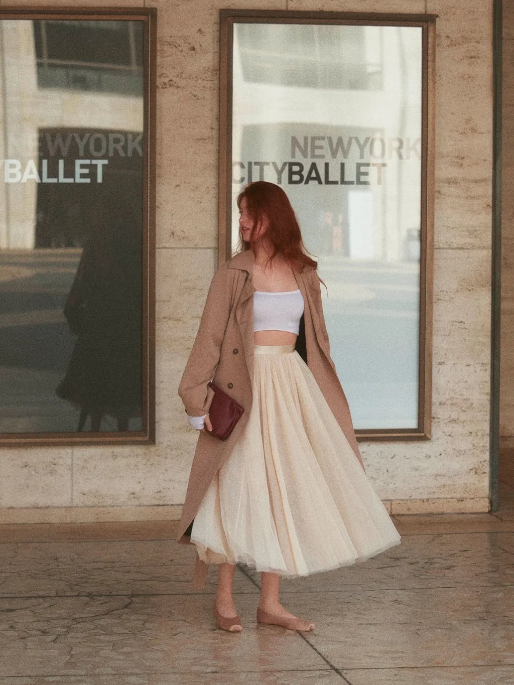 Cream Voluminous Tulle A-Line Skirt Cream Voluminous Tulle A-Line Skirt — Aesthetic Gowns Dresses