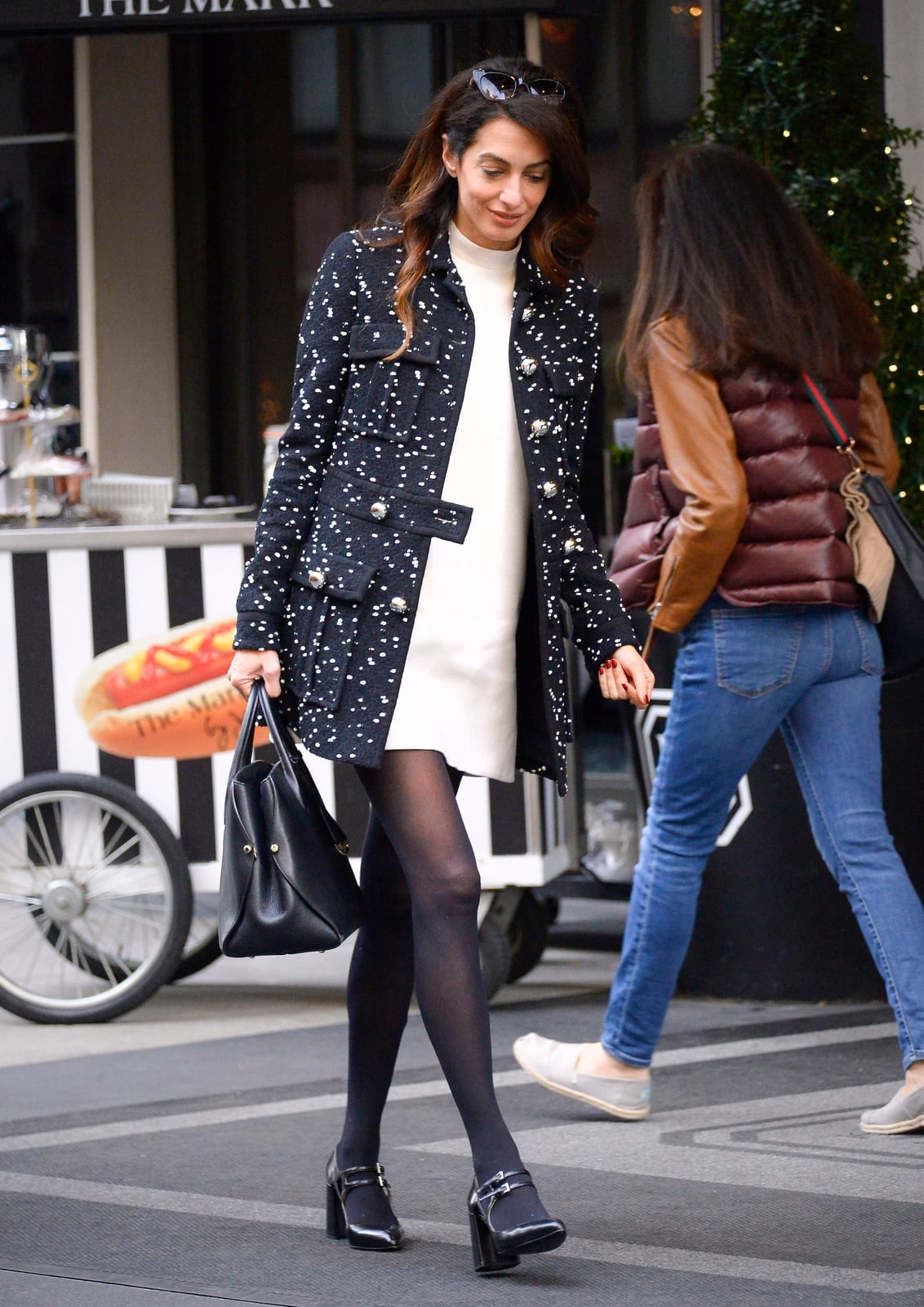 Tweed Jacket Shift Dress Mary Jane Heels Tweed Jacket Shift Dress Mary Jane Heels — Aesthetic Mary Janes Outfit