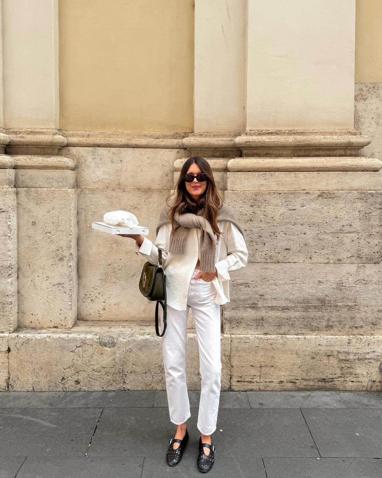 Smart Casual Scarf Mary Jane Outfit Smart Casual Scarf Mary Jane Outfit — Aesthetic Mary Janes Outfit