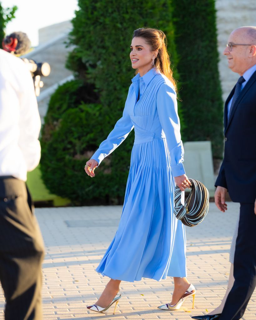 Blue Crepe Dress with Pleated Bodice Blue Crepe Dress with Pleated Bodice — Aesthetic Queen Dress