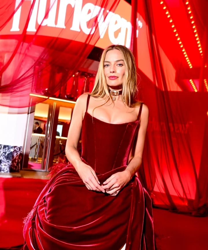 Deep Red Velvet Ballgown — Aesthetic Red Carpet Dresses