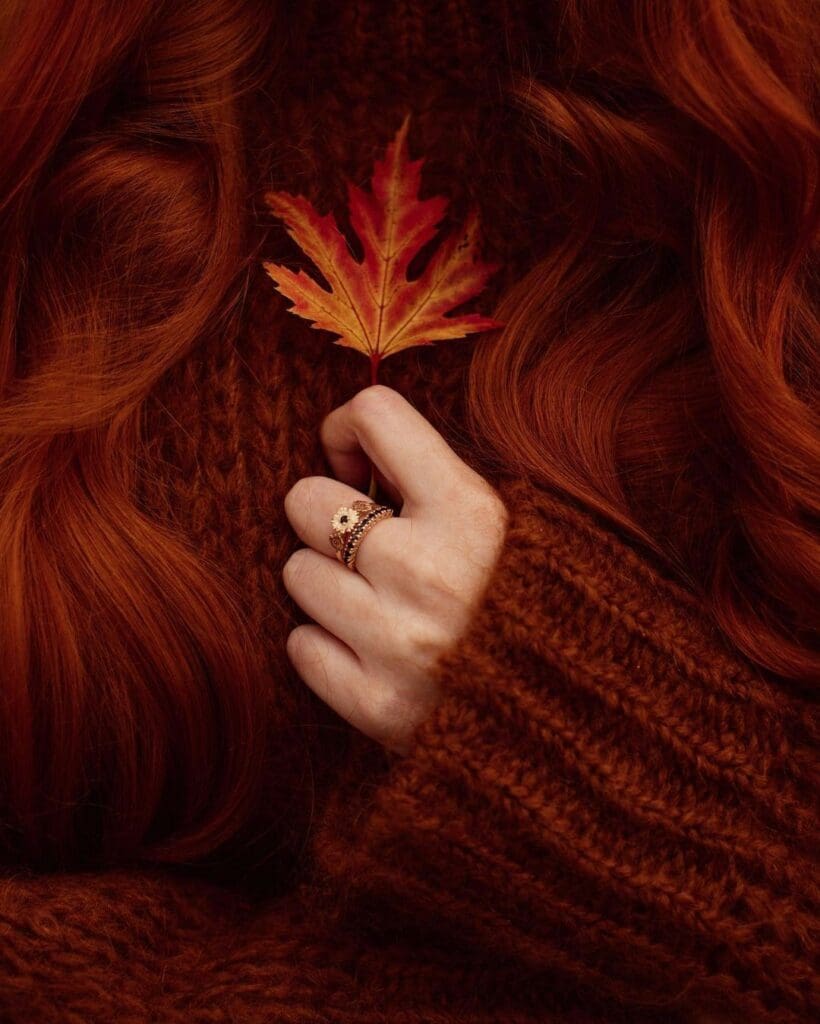 Rich Auburn Mid-Back Waves Rich Auburn Mid-Back Waves — Aesthetic Red Hair