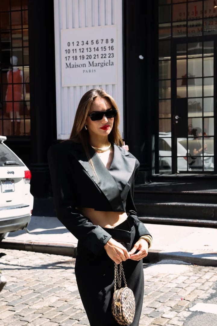 Oversized Black Blazer with Satin Lapel and Fitted Trousers Oversized Black Blazer with Satin Lapel and Fitted Trousers — Aesthetic Style Inspo