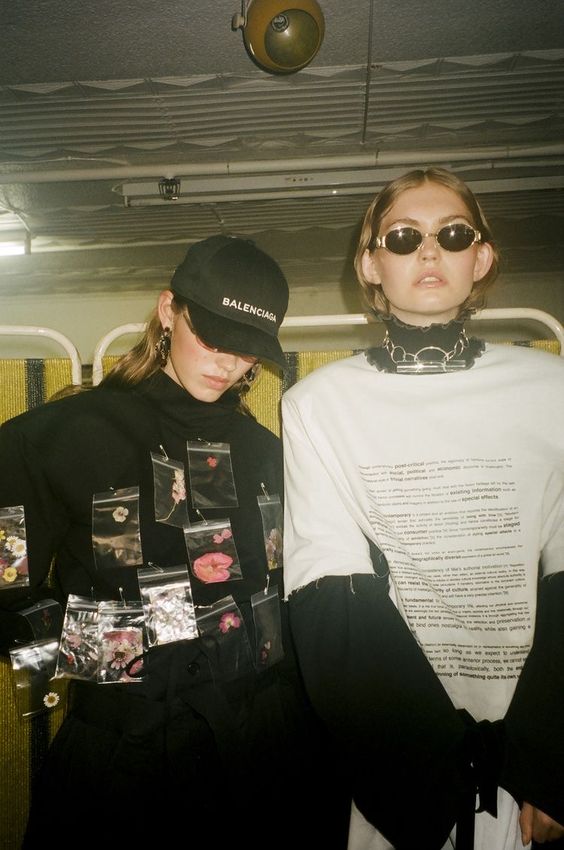 Layered Tops with Floral Embellishments — Aesthetic Techno Outfit
