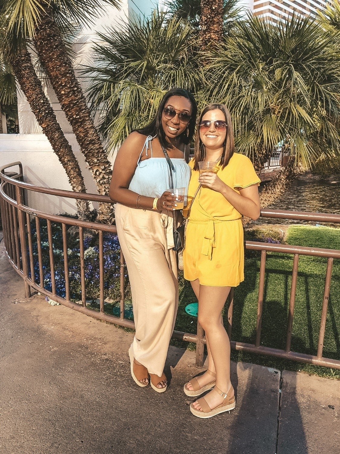 Light Blue Camisole with Beige Wide-Leg Pants Light Blue Camisole with Beige Wide-Leg Pants — Aesthetic Vegas Outfits