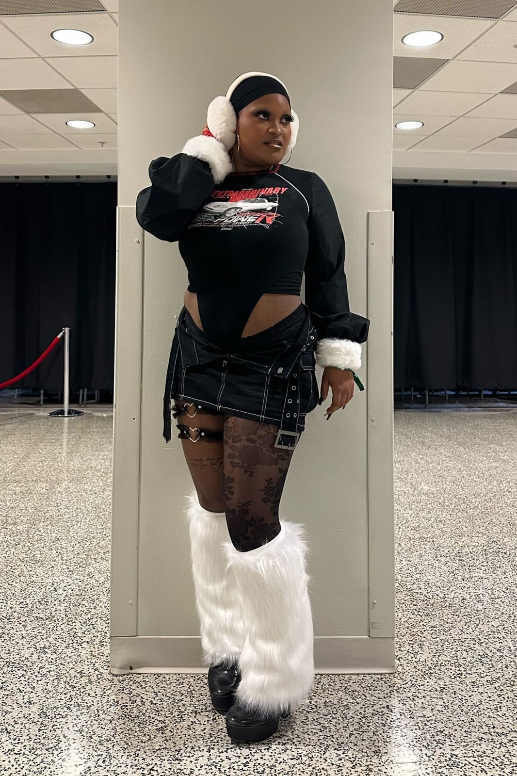 Denim Mini Skirt With Harness Detail Denim Mini Skirt With Harness Detail — Alt Style Inspiration