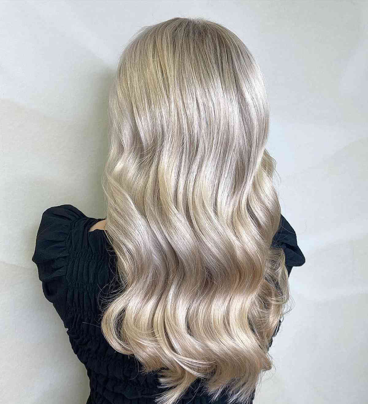 Long Ash Blonde With Icy Highlights Long Ash Blonde With Icy Highlights — Blonde Highlights Hair Inspiration