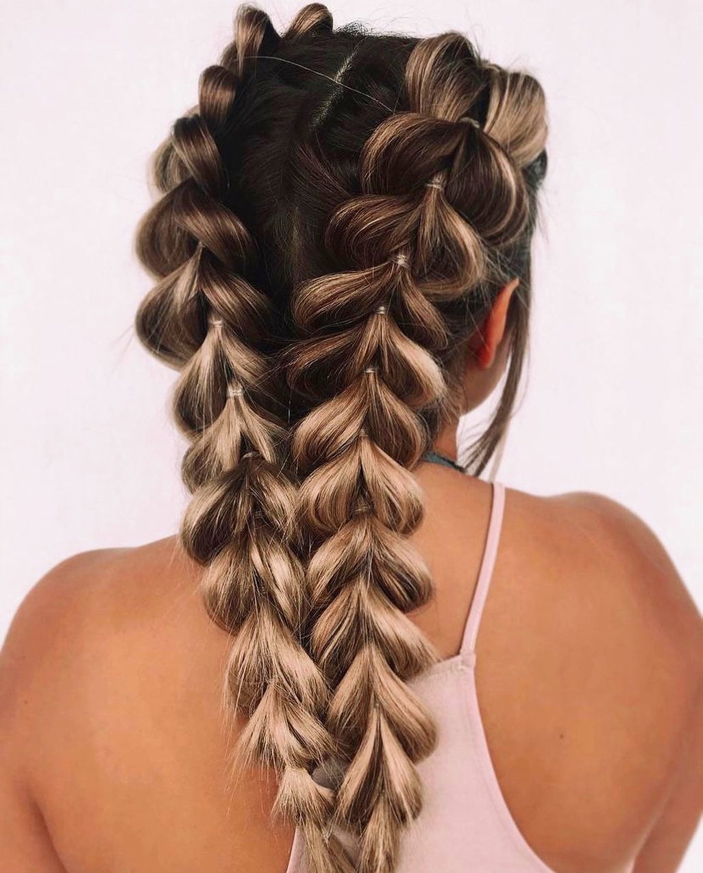 Double Dutch Braids With Highlights Double Dutch Braids With Highlights — Braids Easy Ideas