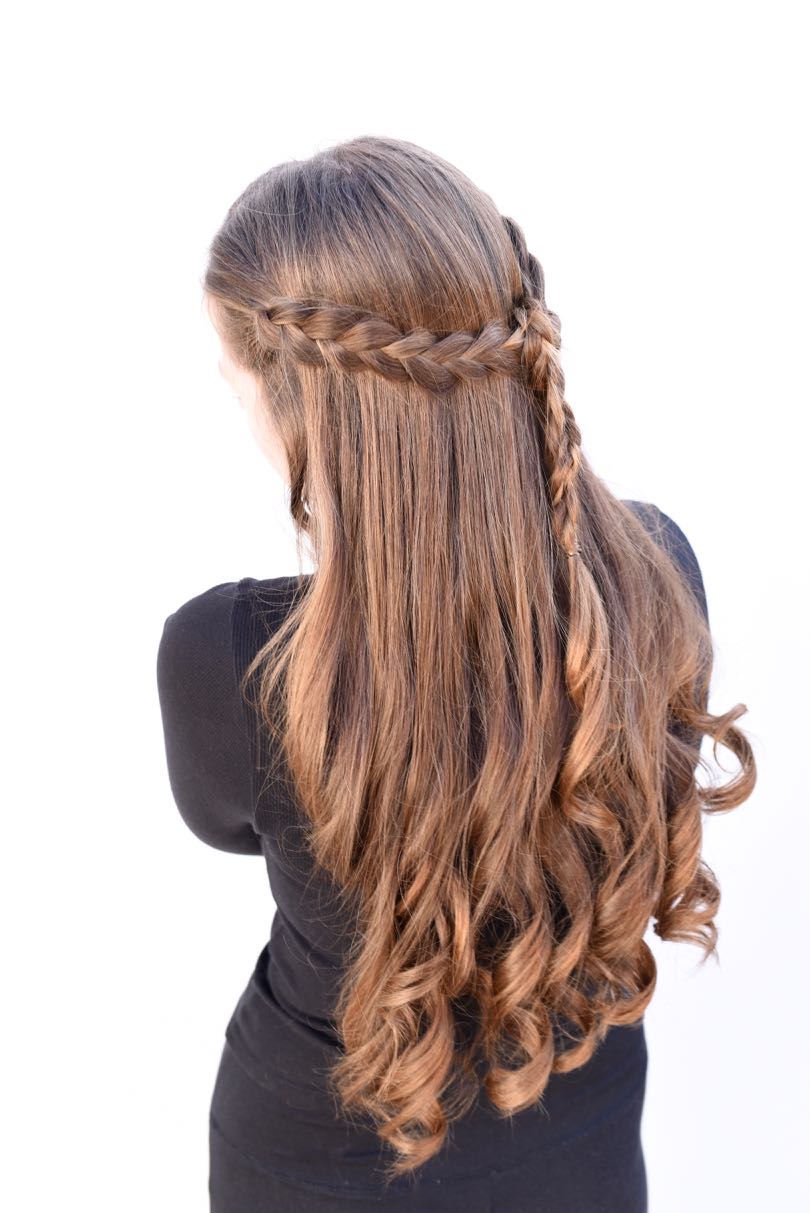 Half Up Half Down Fishtail Braid Half Up Half Down Fishtail Braid — Braids Easy Ideas