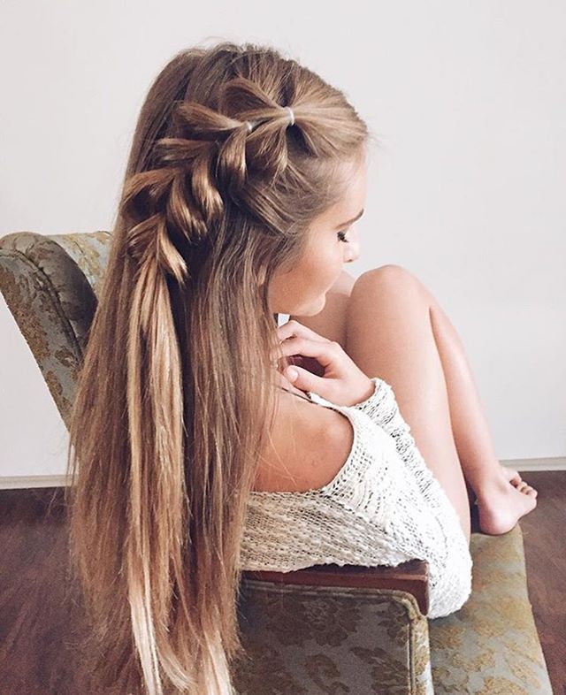 Blonde Waterfall Braid With Loose Strands Blonde Waterfall Braid With Loose Strands — Braids Easy Ideas