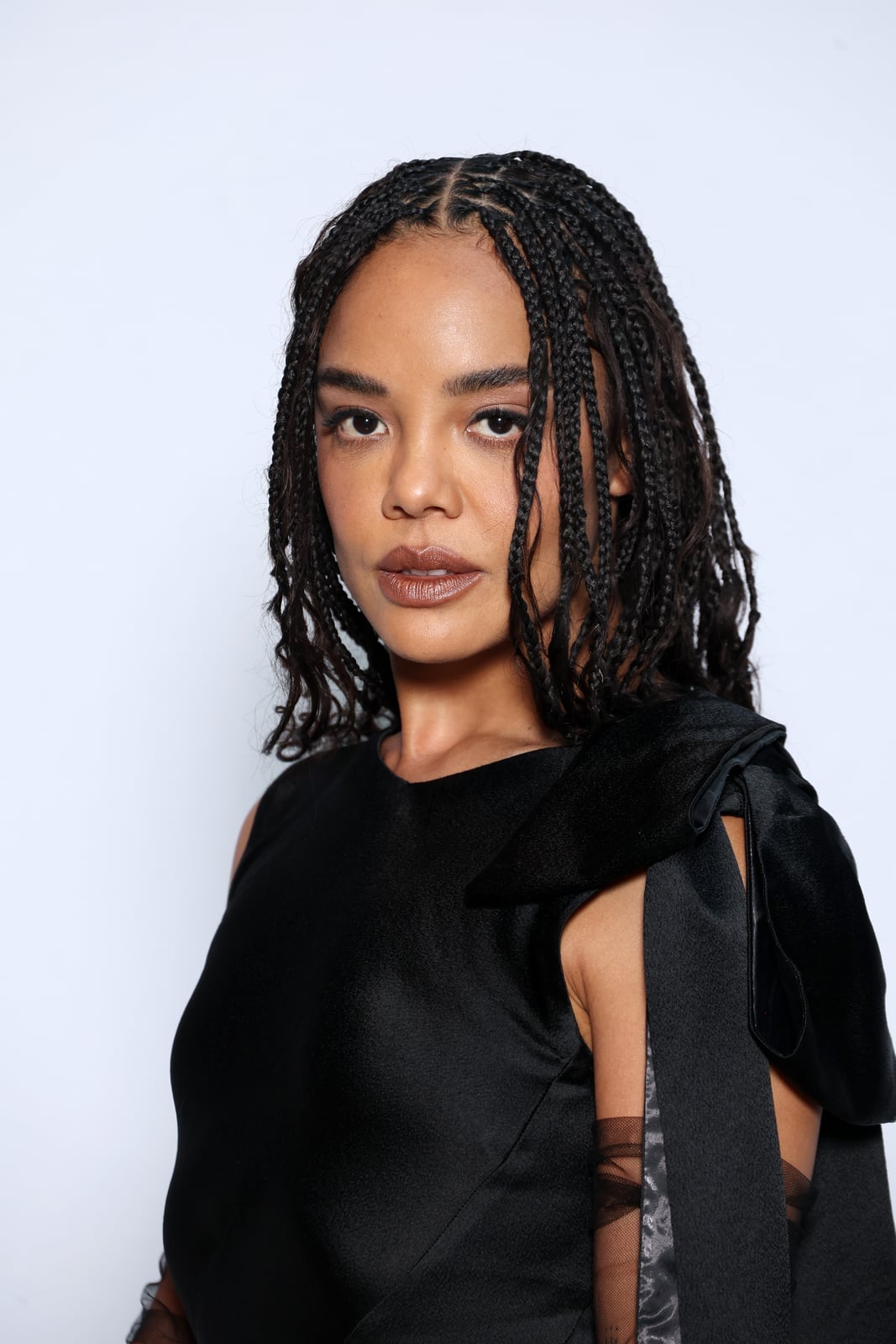 Micro Black Braids to Mid-Back Micro Black Braids to Mid-Back — Braids to the Back Ideas