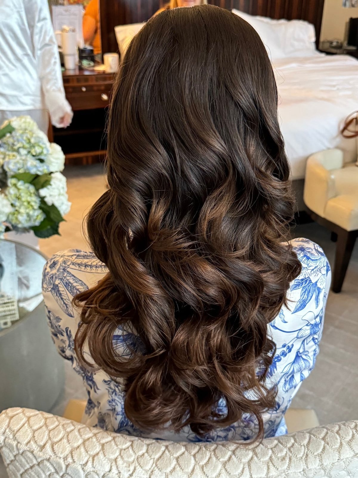 Mid-Back Deep Rich Brunette With Curls — Brunette Hair Inspiration