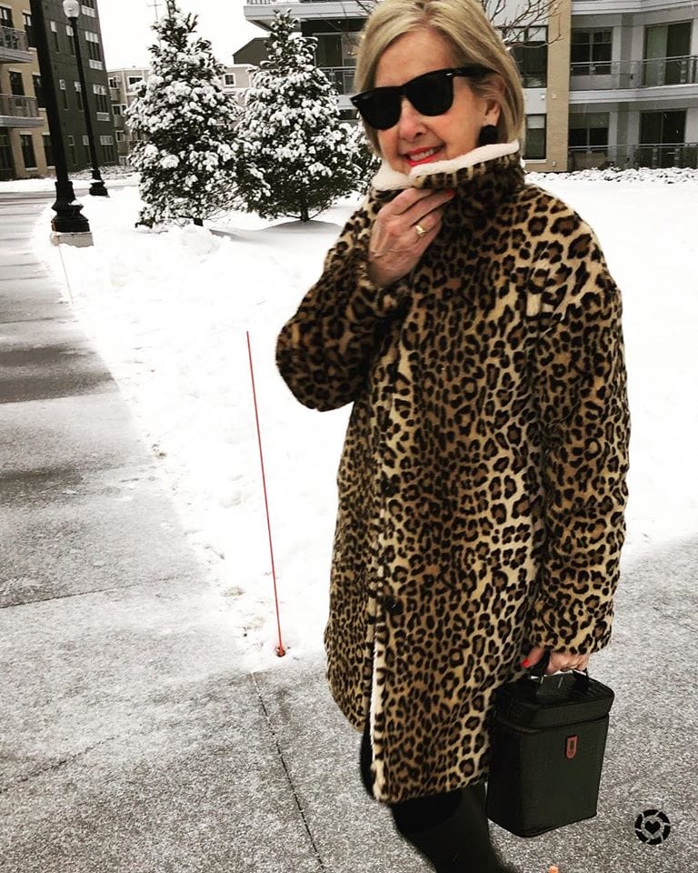 Leopard Print Faux Fur Coat — Chic Style Inspo