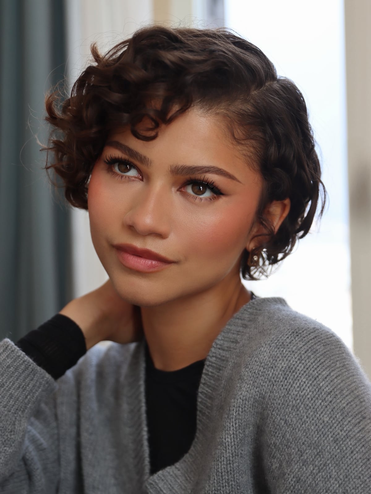 Chin Length Bob With Side-Swept Bangs Chin Length Bob With Side-Swept Bangs — Classy 3b Hair