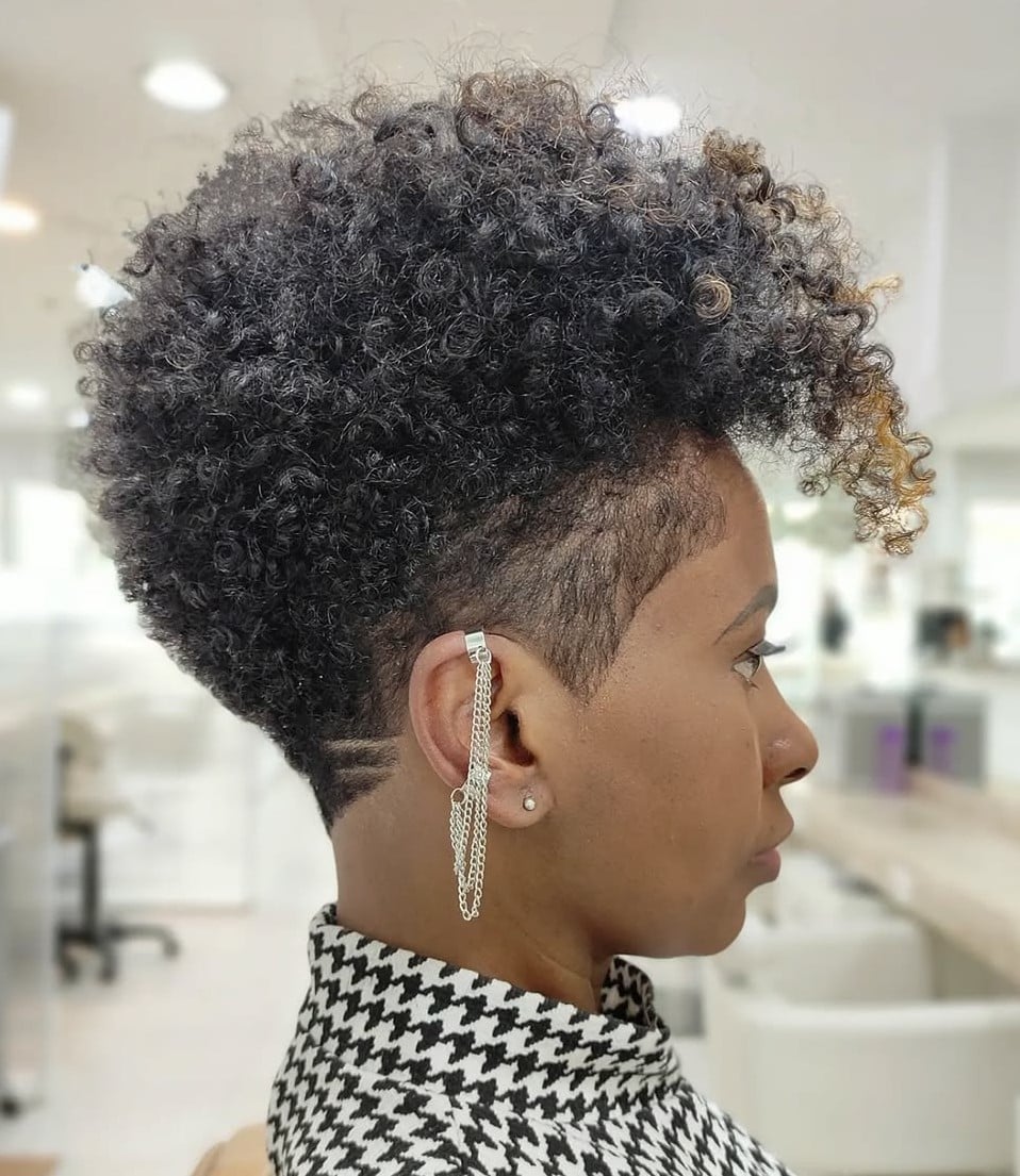 Tapered Cut With Mohawk — Classy 4b Hairstyles