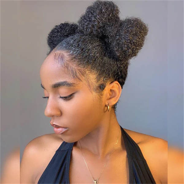 Two Neat Afro Puffs — Classy 4b Hairstyles