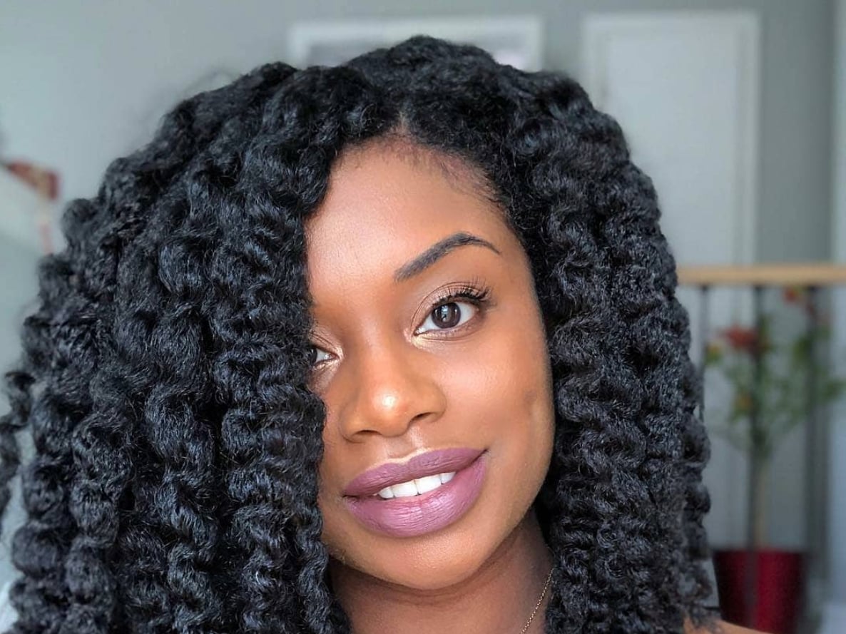 Shoulder Length Coily Hair With Side Part — Classy 4b Hairstyles