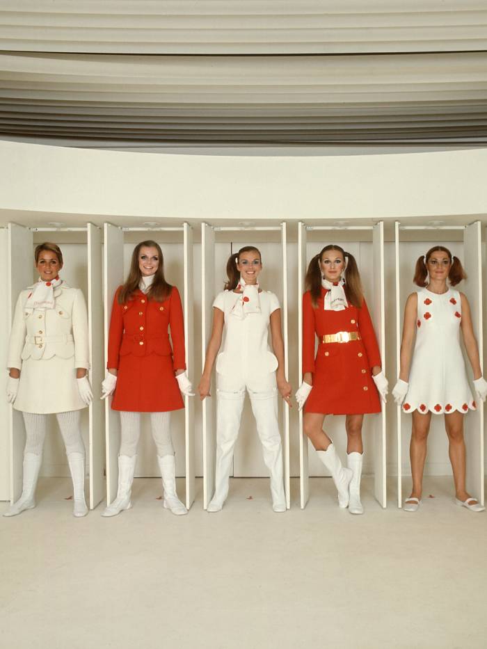 Matching Red Jacket and A-line Skirt Sets Matching Red Jacket and A-line Skirt Sets — Classy 60s Outfits