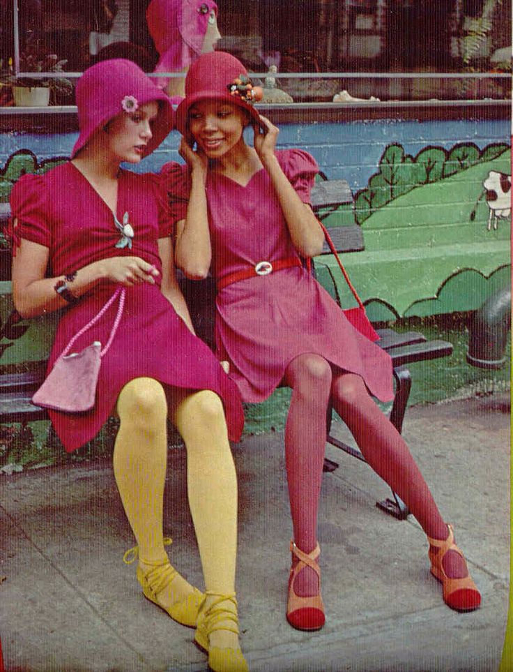 Bright Pink and Yellow Short A-line Dresses Bright Pink and Yellow Short A-line Dresses — Classy 60s Outfits