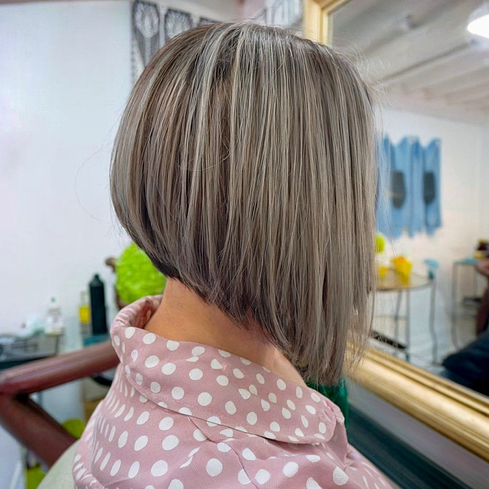 Collarbone A-Line Bob Blowout Collarbone A-Line Bob Blowout — Classy A-Line Bob