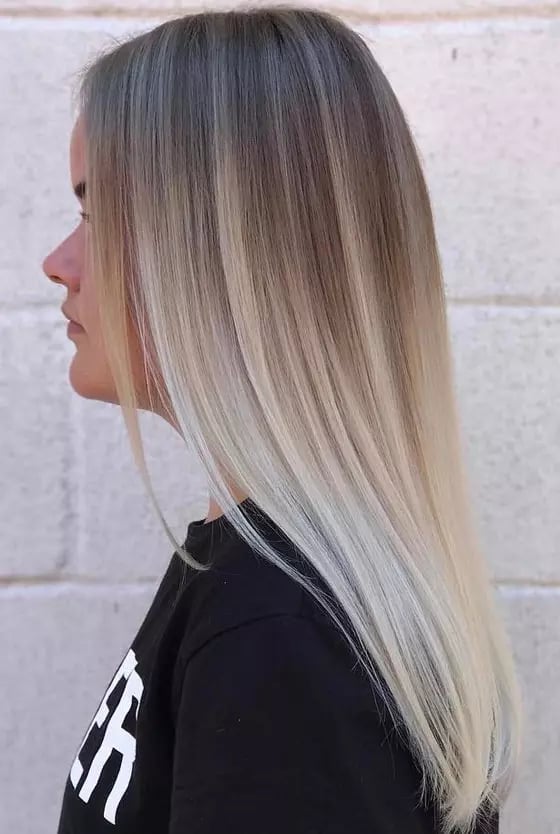 Collarbone Ash Blonde With Waves Collarbone Ash Blonde With Waves — Classy Ash Blonde