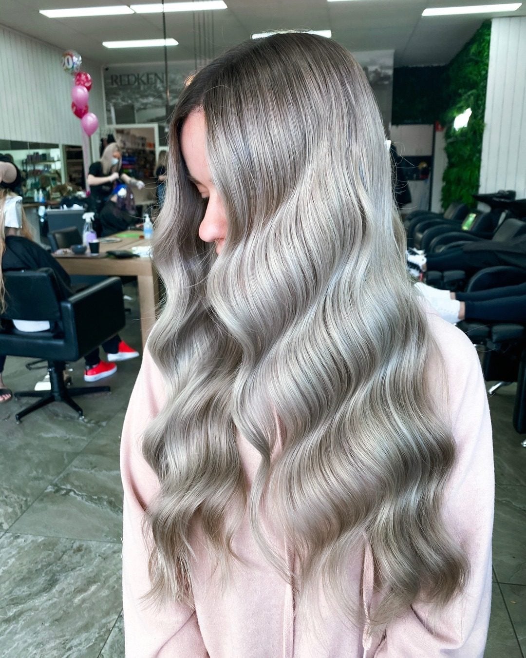 Fine Mid-Back Ash Blonde With Babylights Fine Mid-Back Ash Blonde With Babylights — Classy Ash Blonde