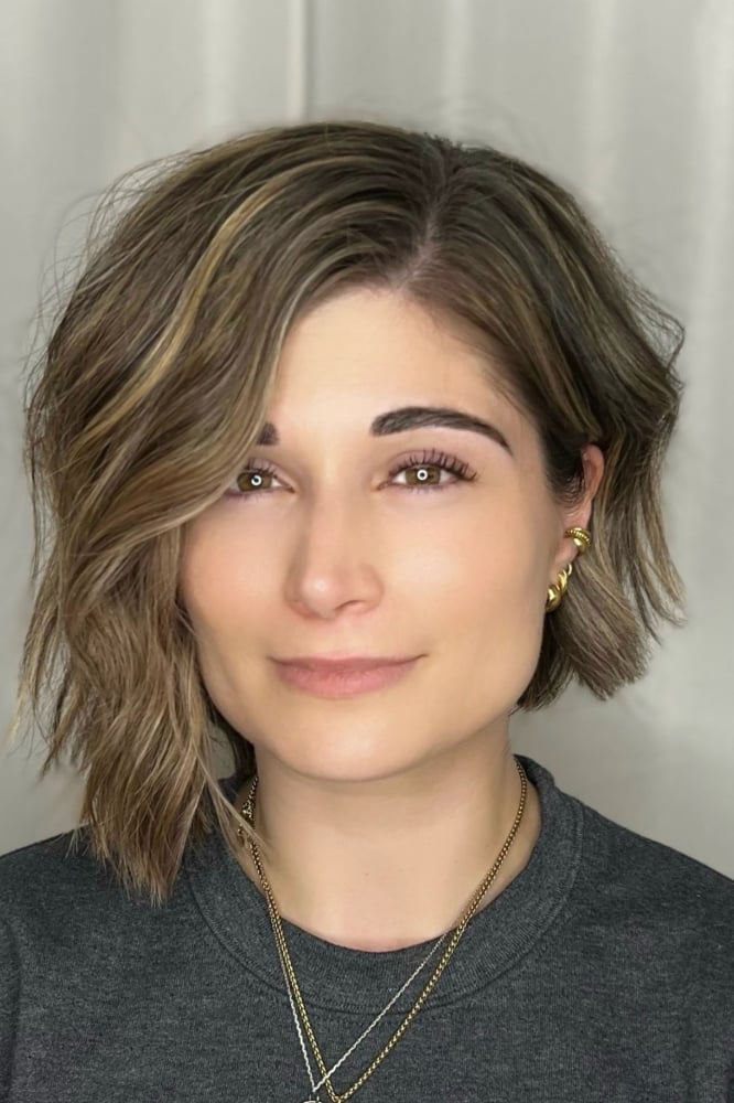 Wavy Chin Asymmetrical Bob Dimension Wavy Chin Asymmetrical Bob Dimension — Classy Asymmetrical Bob