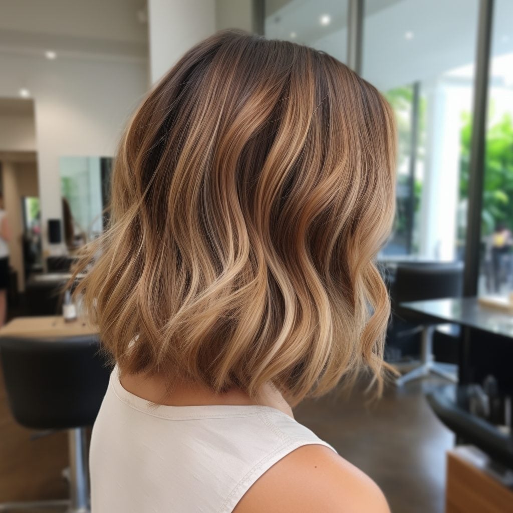 Collarbone Bob With Seamless Balayage — Classy Balayage Bob