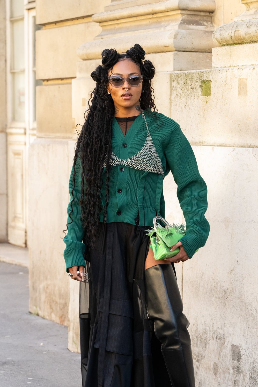 Top Knot Bantu Knots With Mid-Back Length Top Knot Bantu Knots With Mid-Back Length — Classy Bantu Knots Hairstyles