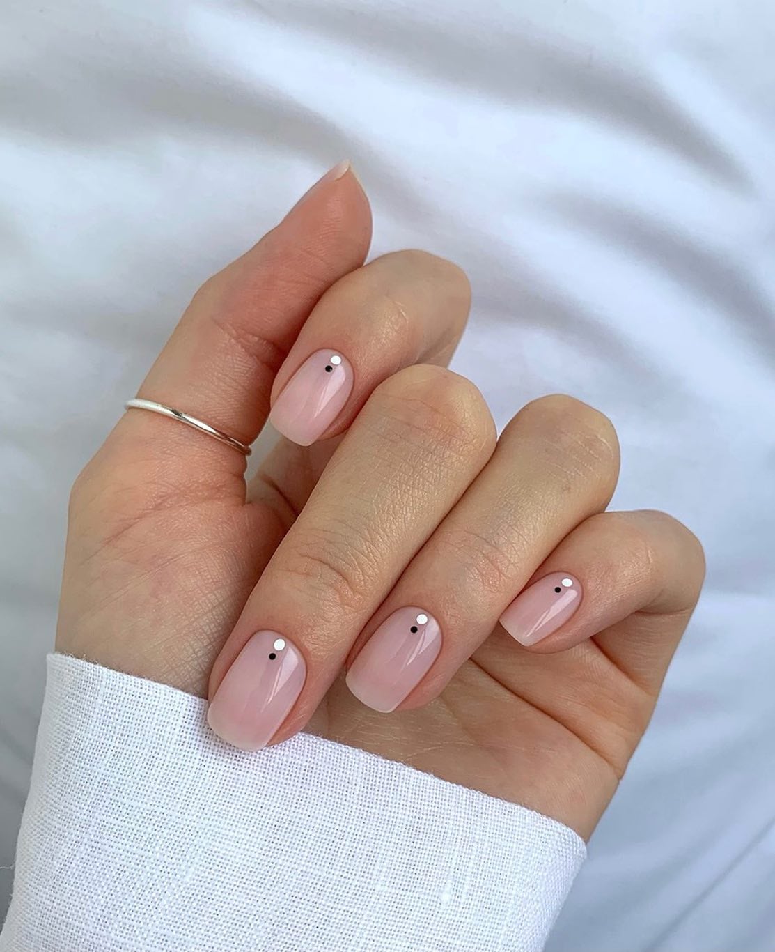 Hands down, these are 11 of the best clear nail designs for a minimalist manicure. | Who What Wear