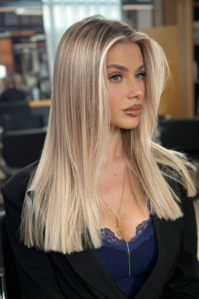 Platinum Blonde Highlights On Lighter Base Platinum Blonde Highlights On Lighter Base — Classy Blonde Highlights